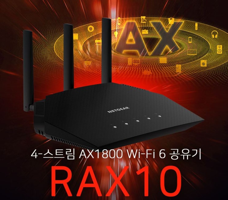  와이파이공유기 넷기어 RAX10 유무선공유기 사용후기