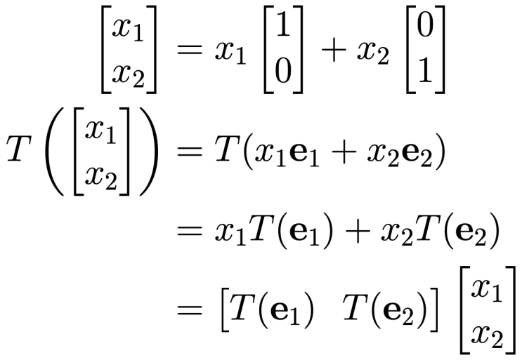  [선형대수학] 2.5 선형 변환 (Linear Transformations)
