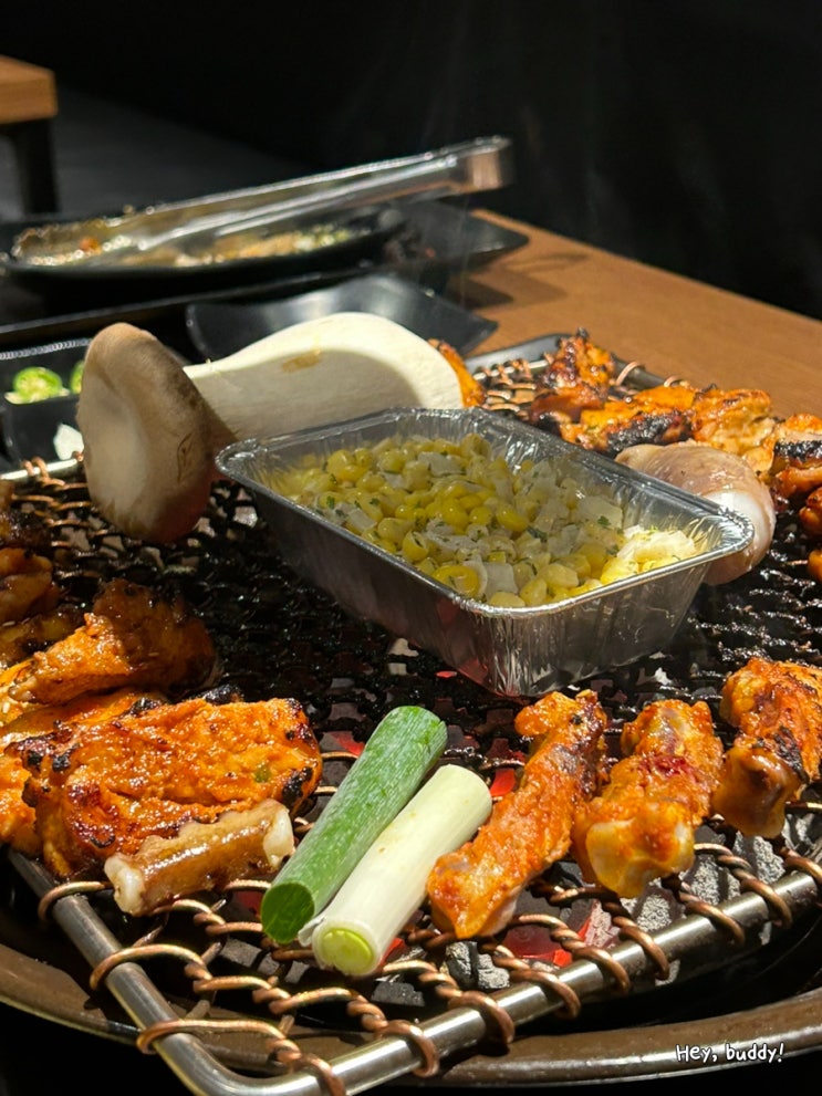  대구 혁신도시 맛집 참숯삼인조 닭고기와 생낙지의 만남 신선해!