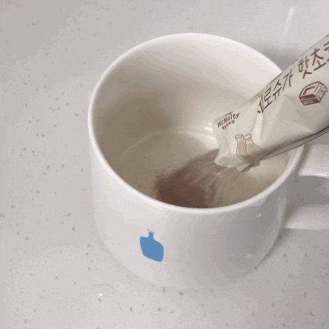 설탕 없는 핫초코 맥널티 스테비아 제로슈가 핫초코 라떼!
