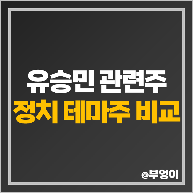 유승민 관련주 정치 테마주 대장주 삼일기업공사 주가 유승민 관련주 정치 테마주 대장주 삼일기업공사 주가