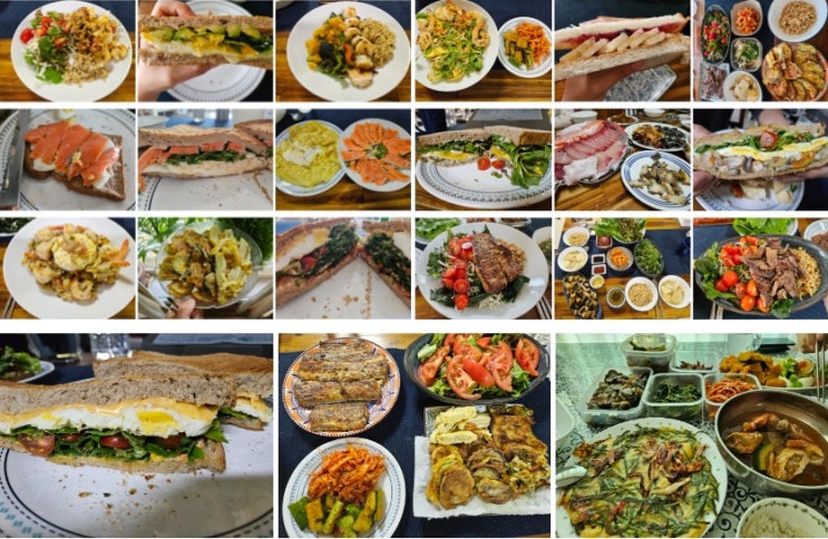  맞벌이 부부 2인가족: 영양갖춘 집밥 건강식단(+치팅데이 배달메뉴)
