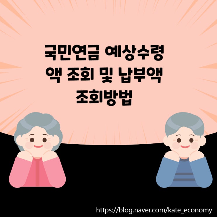  국민연금 예상수령액 조회 납부액 조회