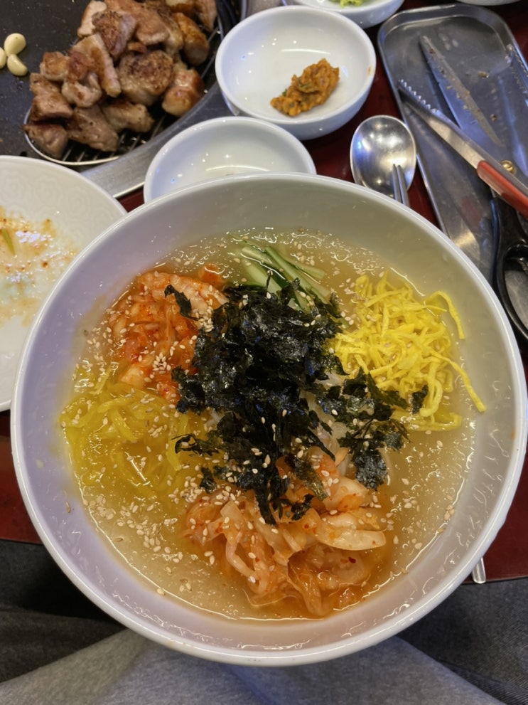  대세 박목살 방이점 :: 목살과 김치냉국수가 맛있는 맛집