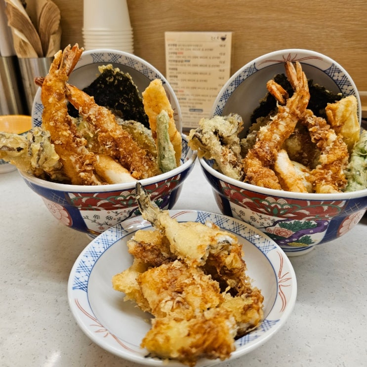  길쭉하고 바삭한 장어텐동이 일품인 수원 텐동 맛집 고쿠텐 인계점