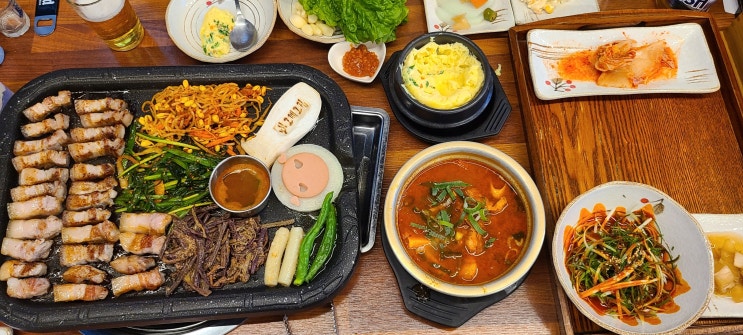 제주노형맛집 노형그때그집 흑돼지 오겹살