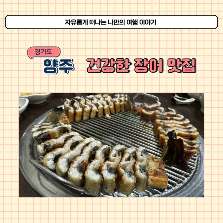  양주 현지인 추천 장어독립 백석 장어 맛집 다녀왔어요