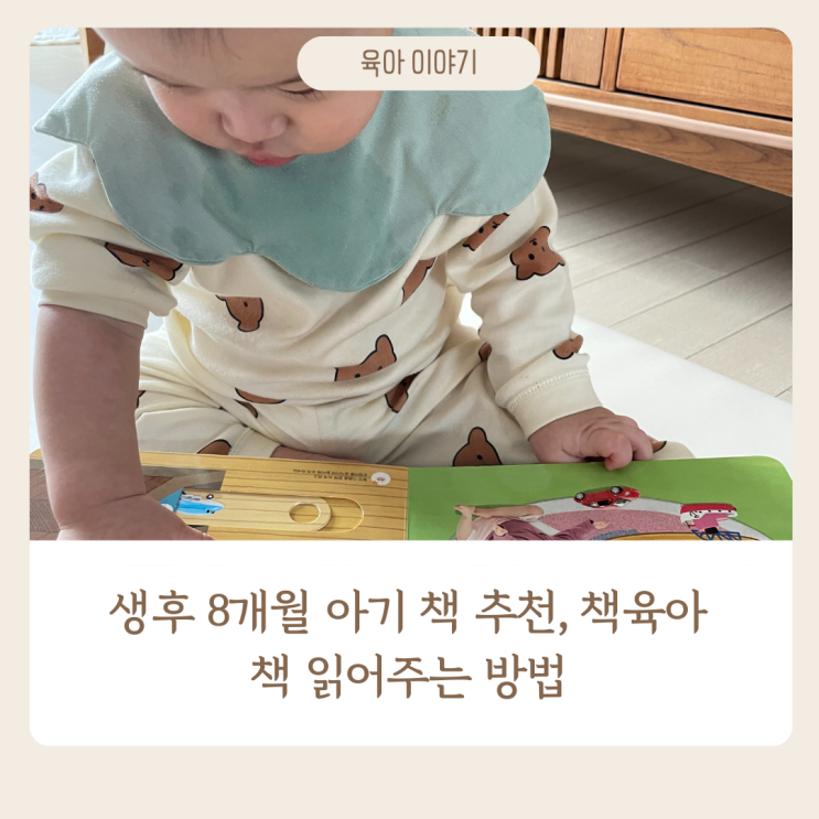 생후 8개월 아기 책 추천, 책 읽어주는 방법 1편