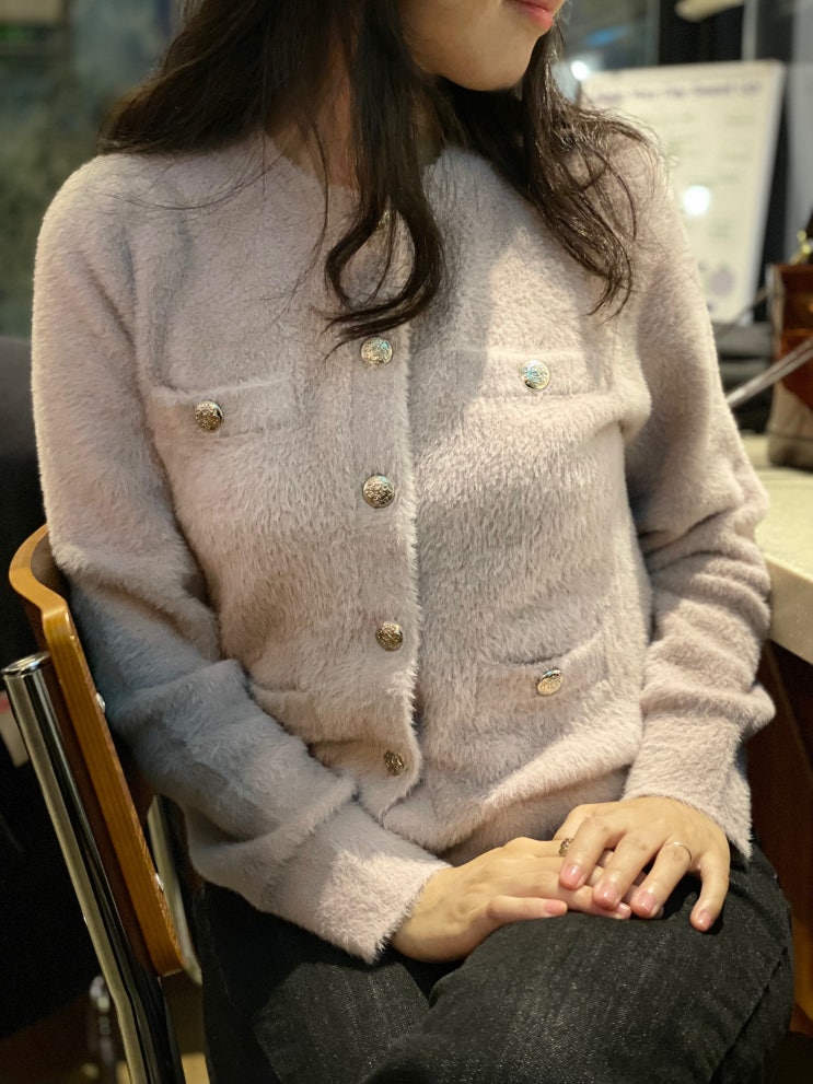  쉬즈미스 가디건 촉감좋은 앙고라 여자가디건브랜드