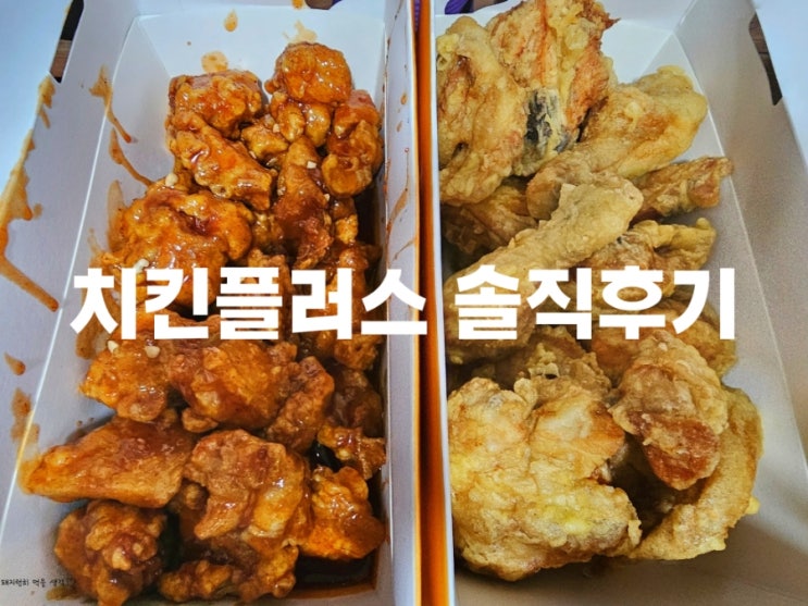  치킨플러스 대구대점 두마리세트 내돈내산 솔직후기