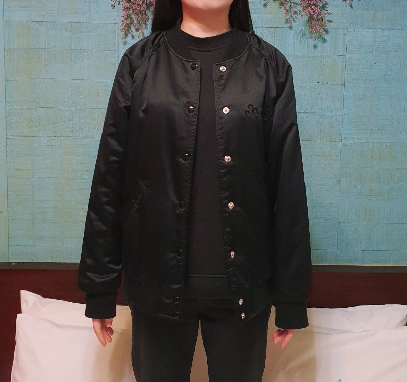 스파오 여자 패딩항공점퍼 M 사이즈 후기