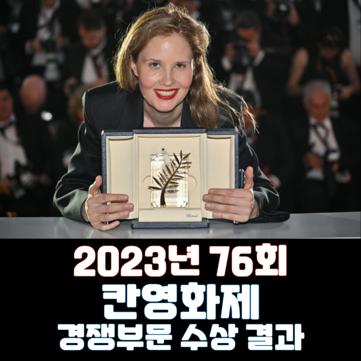  2023년 76회 칸영화제 경쟁부문 수상 결과