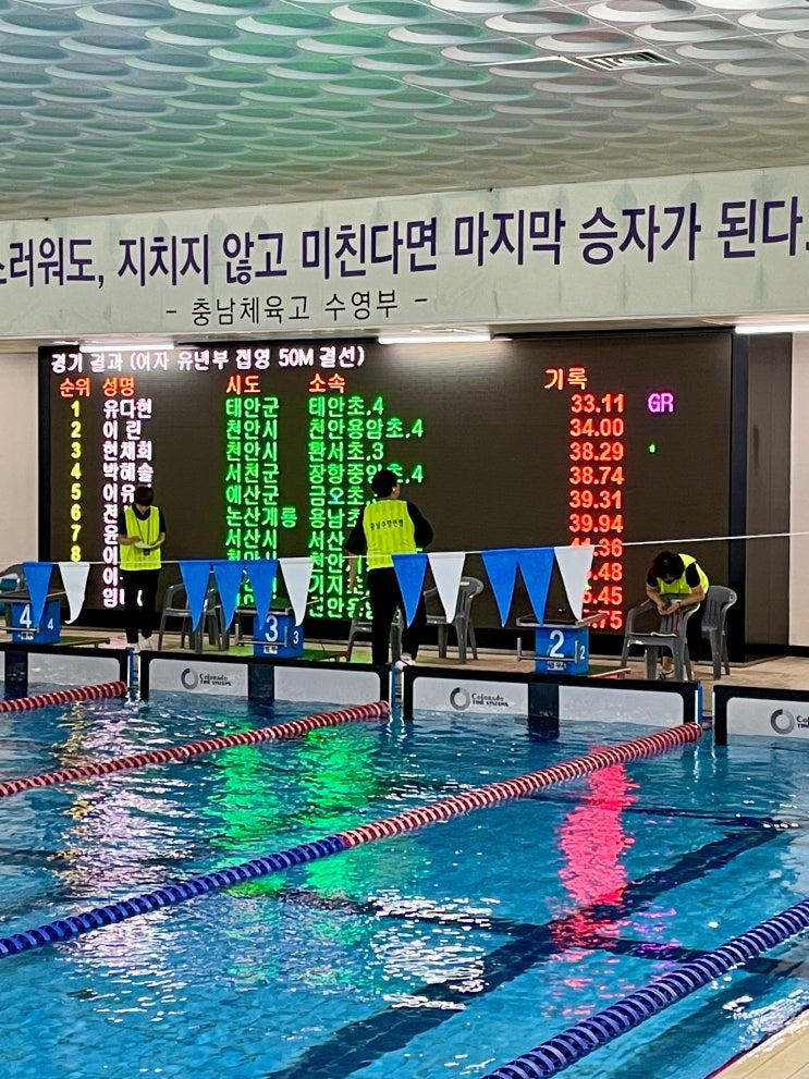 둥이1호 제43회 충청남도교육감배 제44회 회장배시군대항수영대회 2일차(은메달) / 슬쌍디아빠 이동섭