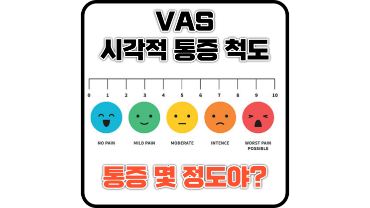  VAS(visual analogue scale) 시각적 통증 척도