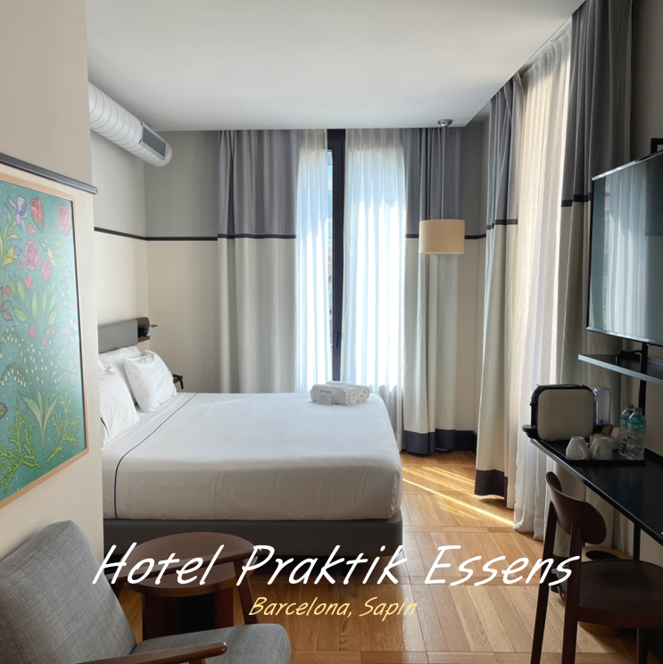 Hotel Praktik Essens 슈페리어룸 그라시아 거리 숙소 바르셀로나 호텔 추천