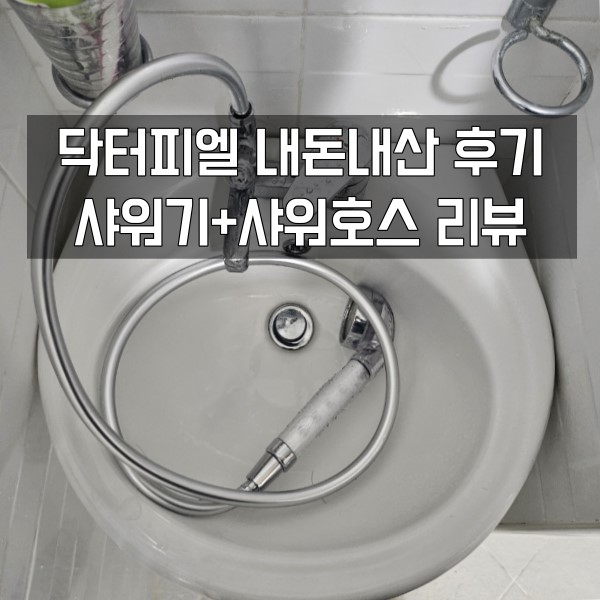 자취템1: 내돈내산 닥터피엘 샤워기 샤워호스