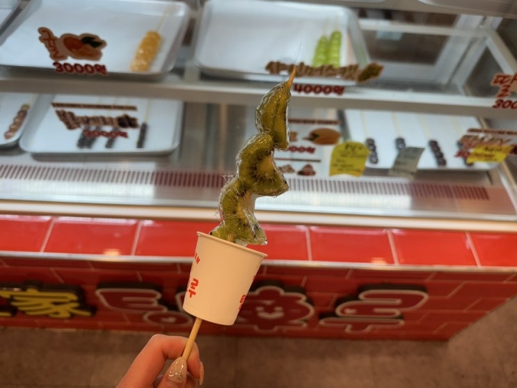  왕가탕후루에서 키위탕후루 주문한 솔직후기