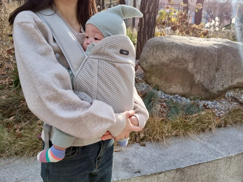 신생아아기띠 추천 가볍고 편한 아가방 엘츠 아기띠