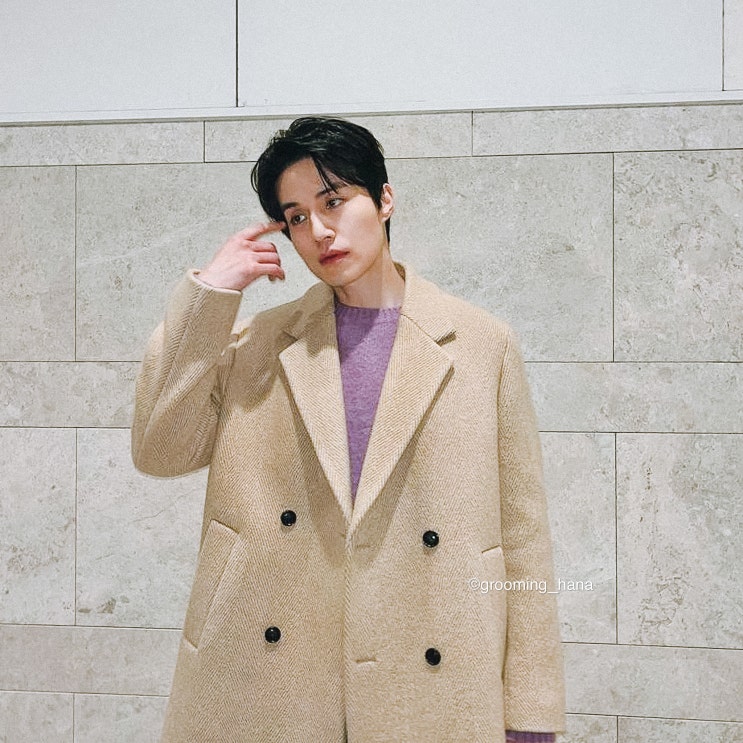 이동욱 겨울 패션 스타일: 세련된 남자 꾸안꾸룩 코트 코디의 정석