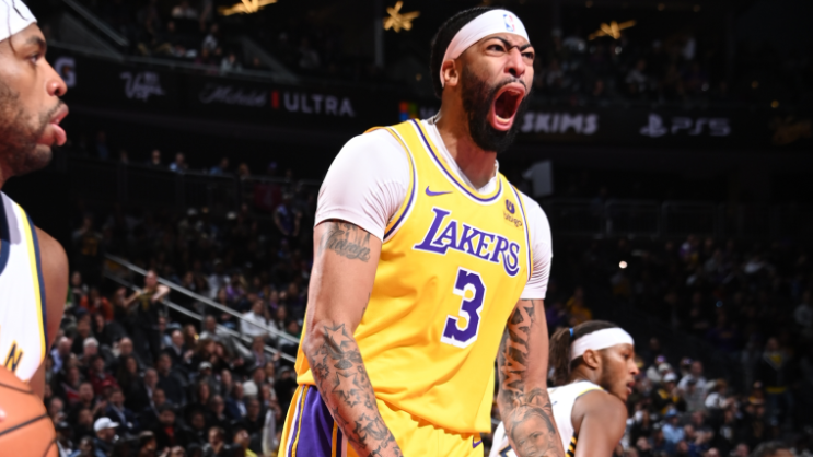 NBA-앤서니 데이비스와 르브론 <b>제임스</b>, <b>레이커스</b>를 첫... 