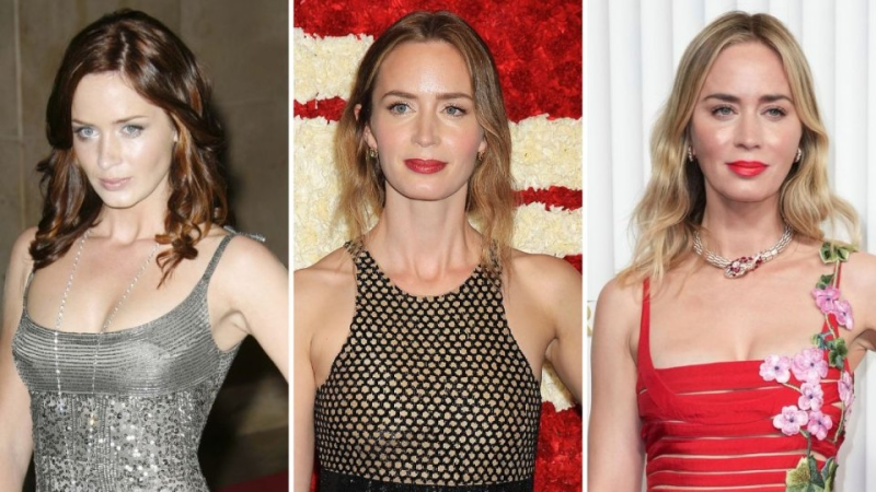 수년에 걸친 에밀리 블런트(Emily Blunt)의 변화