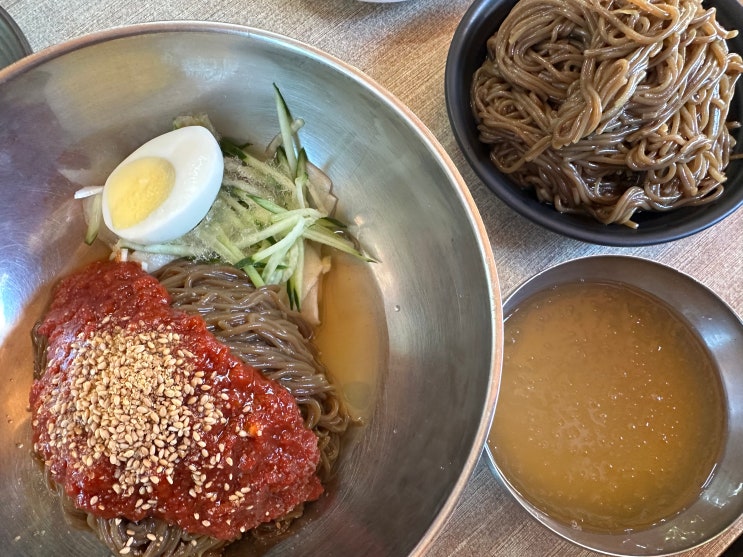 식당수행. 포천. 벚골도토리막국수. feat. 비빔막국수, 도토리 옹심이칼국수, 도토리 빈대떡.