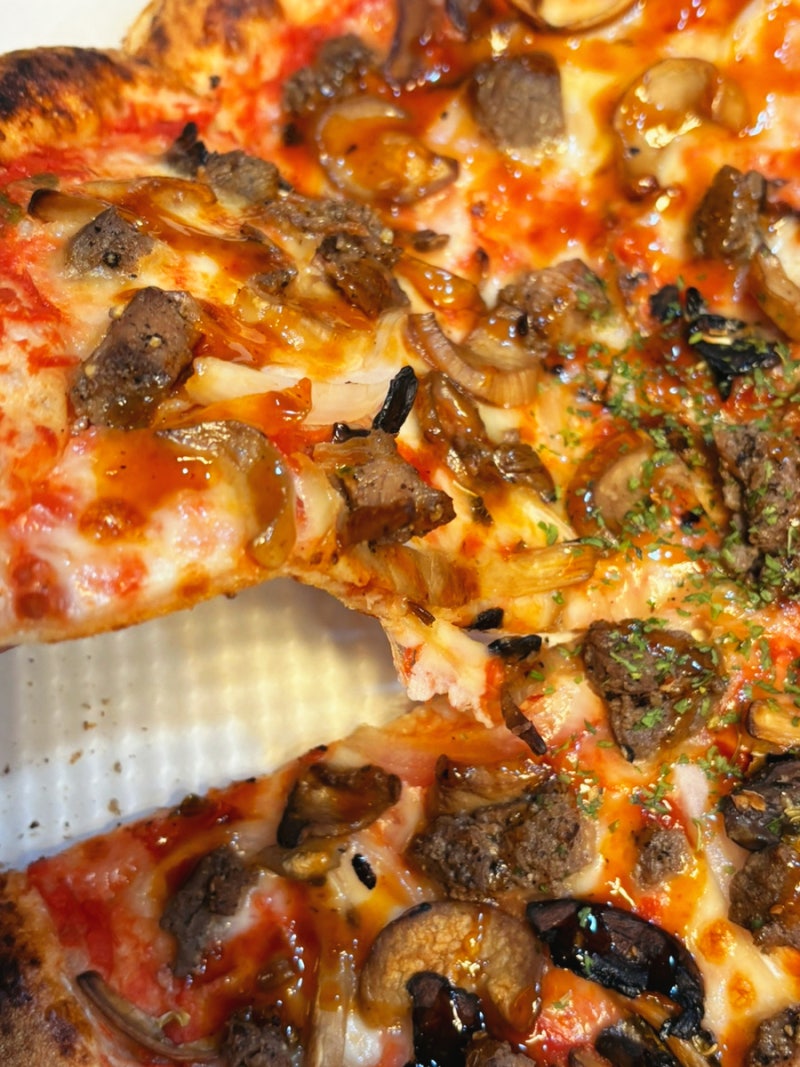 세종 맛집 ) 가성비 갑 쫄깃한 화덕피자를 집에서 먹을 수 있어요 ' 새롬동 피자 온 오프' : 네이버 블로그, image size:800x1067