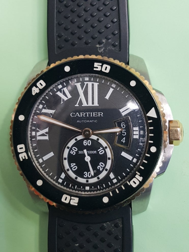  [잠실시계수리,잠실새내역시계수리] 칼리브 드 까르띠에(CARTIER)시계수리 및 오버홀