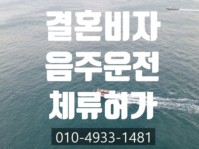  F61비자 음주운전 징역6개월에 집행유예2년등 체류허가 성공 -안산.인천.부천.부평.천안.평택.수원.남구로.영등포.고양.