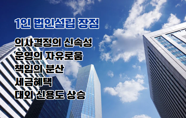 1인 법인설립절차 및 비용, 법인설립지원센터 활용 방법