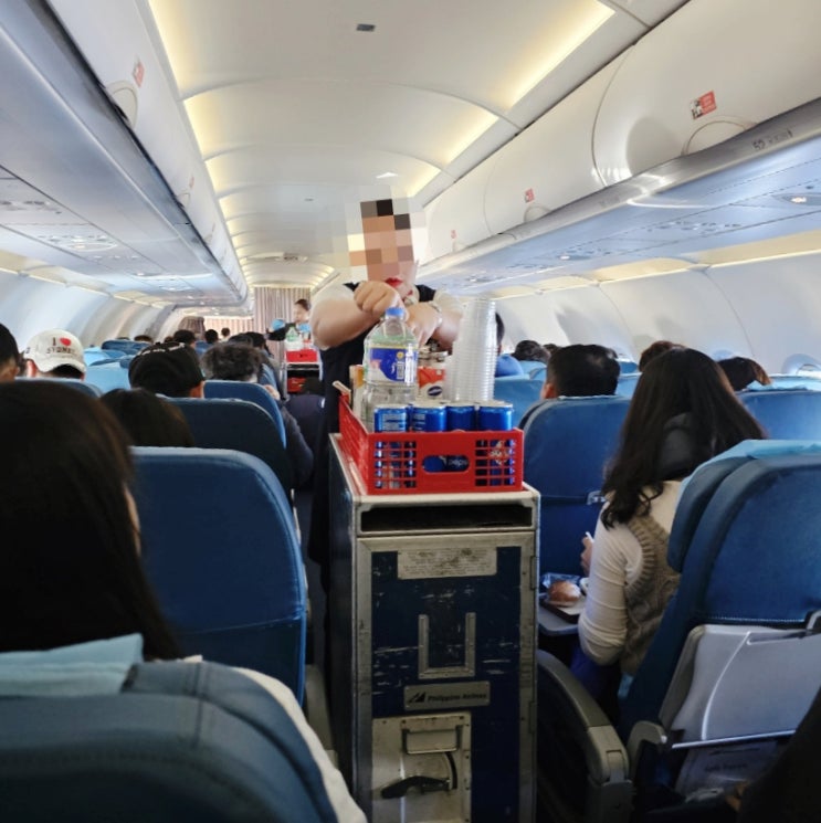 필리핀항공 PR485 PR484 항공기내부 좌석 기내식 (24시간 식음료매장.라운지 리스트)