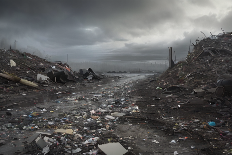 [Ai Greem] 환경 오염 049: 교육 자료로 사용할 수 있는 환경 오염, 토양 오염, 쓰레기 문제 주제의 무료 이미지 자료