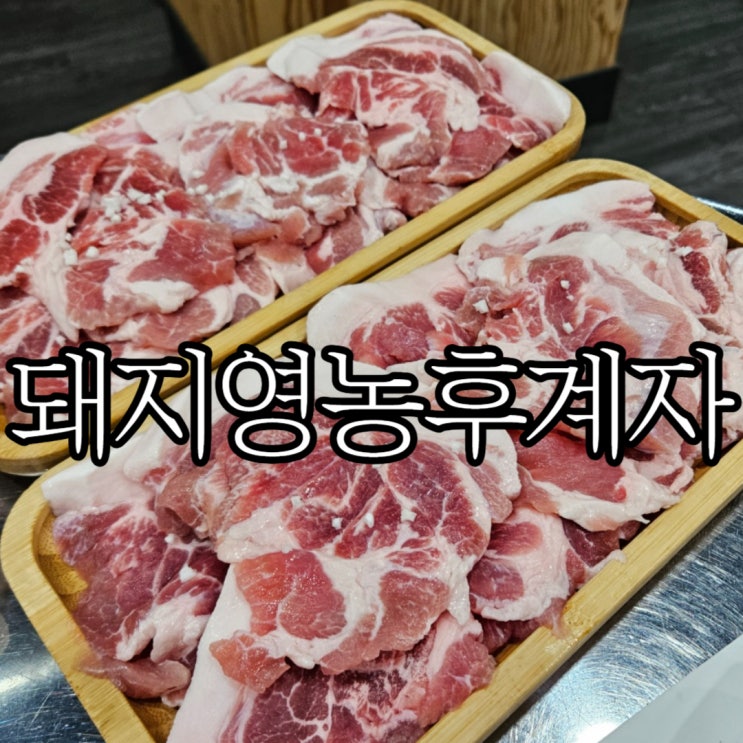  창원성산구용호동 창원삼겹살 맛집 돼지영농후계자