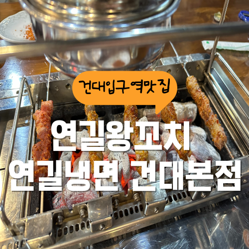 건대 양꼬치 맛집 연길왕꼬치 몇개 먹었을까