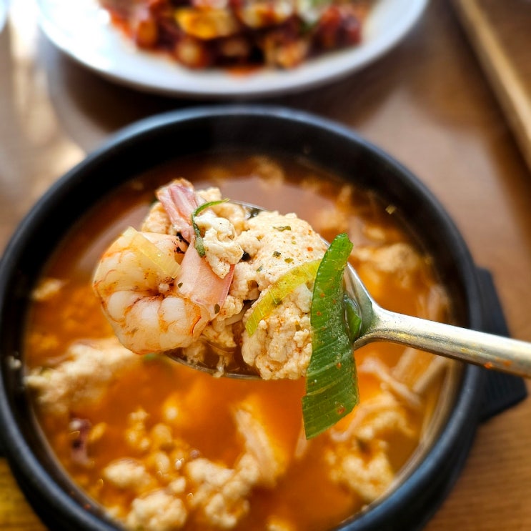  대구 팔공산 맛집 국산콩 구름 순두부 불향 가득 쭈꾸미 볶음