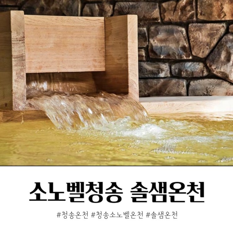  소노벨청송 솔샘온천 무제한 패키지 세신 이용료