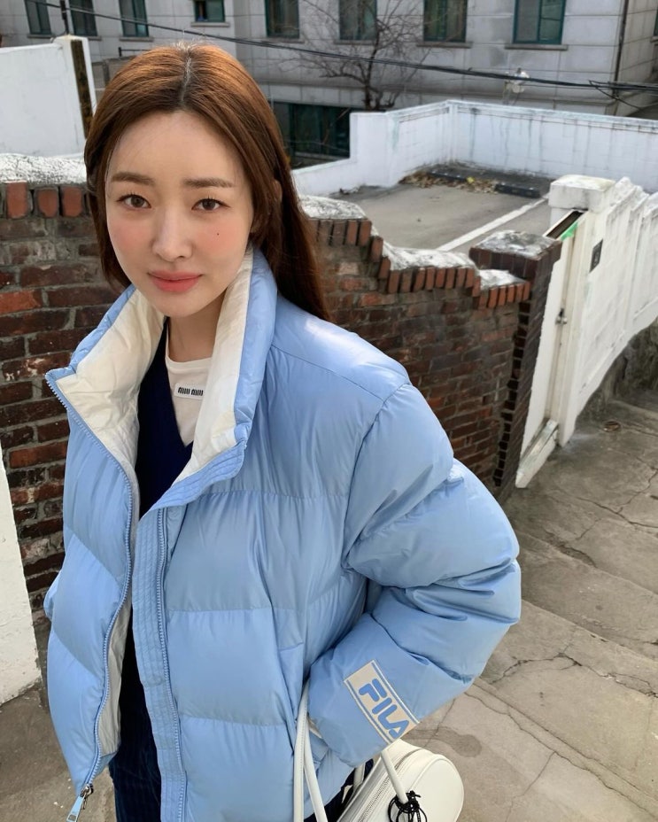  추운날 겨울 멋쟁이 패션 템! 차정원의 데일리 숏 패딩으로 선택된 휠라 구스다운 여성 자켓 추천