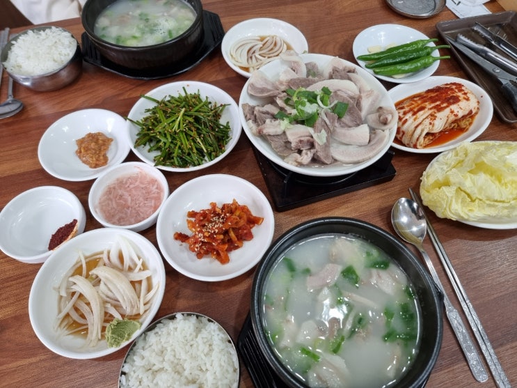  창원 상남동 국밥 "원돼지국밥" 40년 전통 수육백반 상남동 혼밥 맛집 추천!