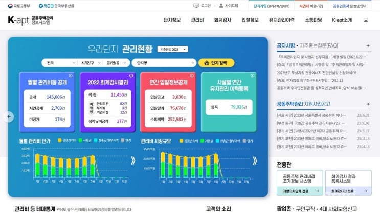  ‘K-apt 정보 보관’ 관리비는 영구, 유지관리 이력은 10년