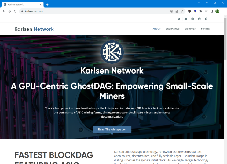  칼슨코인 웹지갑 출시, 웹지갑 개설하는 방법 (칼센코인 웹지갑, Karlsen Webwallet, 카스파 하드포크)