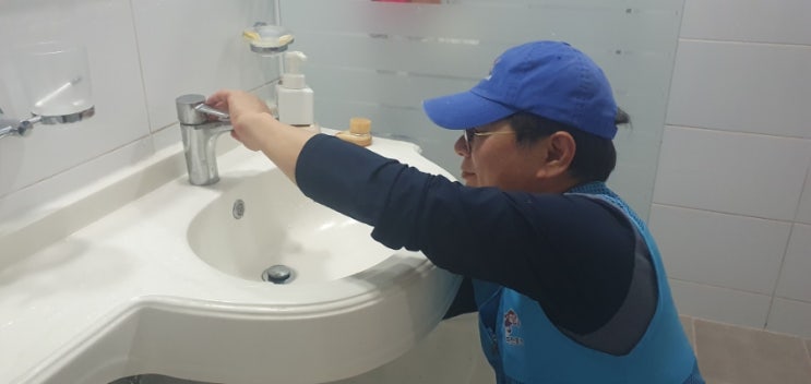  용산구 원효로 산호아파트 세면대 수전 수도꼭지 교체 수리