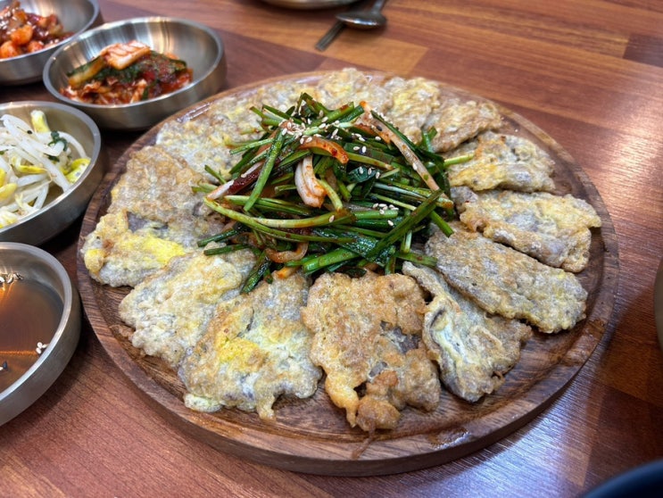  거제도맛집/거제아주동맛집, 청춘육개장 두툼한 한우육전이 예술이네요!