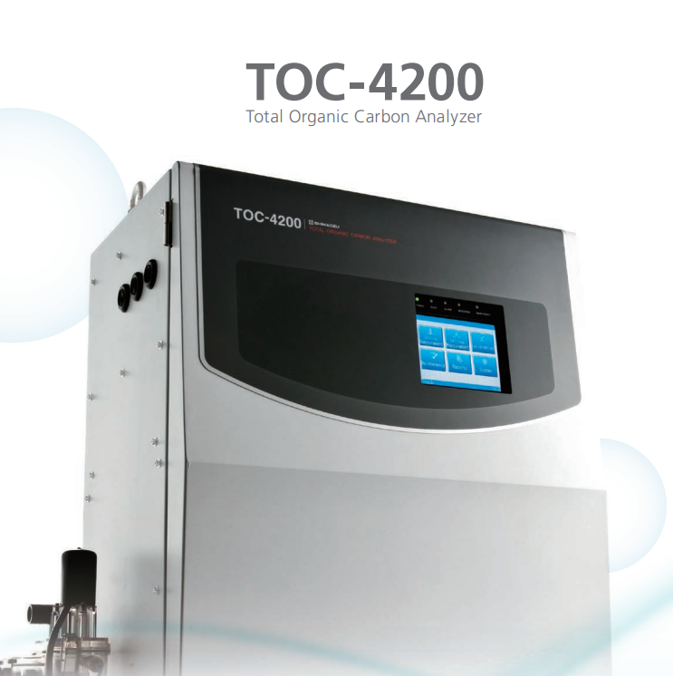 TOC-4200 : Total Organic Carbon Analyzer / 시마즈 총 유기탄소 분석장비 / 온라인 방식 (online) / 측정범위 5 ~ 20,000 mgC/L