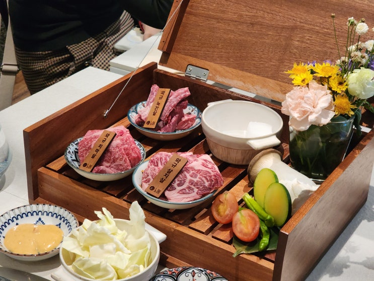  약수역맛집 ::노메야끼니꾸:: 5만원대로 와규 코스요리를
