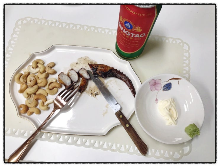 잇모아마켓 가문어통족 맛있는 맥주안주 대왕오징어다리 구이 맛 후기