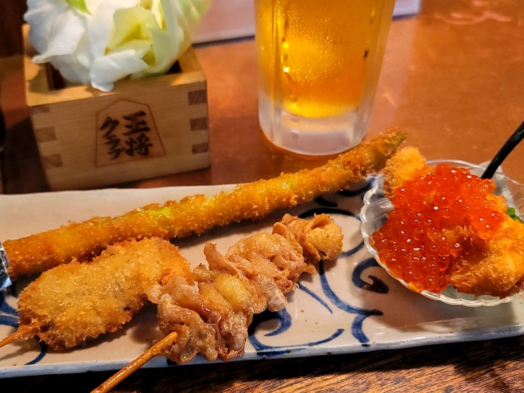  오사카 츠텐카쿠(쓰텐가쿠) 쿠로몬시장 맛집  Osho club 오쇼클럽 로컬 쿠시카츠 쿠시아게 스아게 맛집 강추