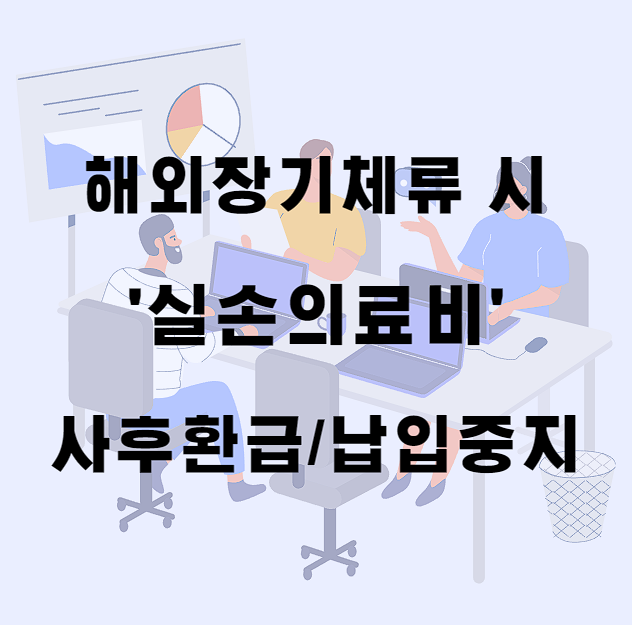  [보험관리] 해외장기체류 시 실손의료비 사후환급 및 납입중지