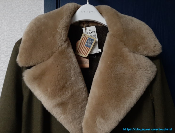  Cockpit Shearling Coat 콕핏 시어링 코트
