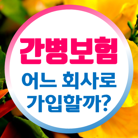  간병보험추천, 보장내용이 조금씩 다르므로 간병보험비교 후 가입하세요.