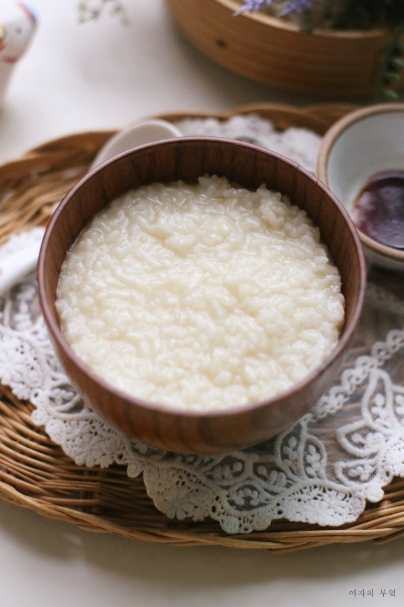 밥으로 흰죽 끓이는법 흰죽 만들기 간장 만드는법 대장내시경 장염죽 장염에 좋은 음식